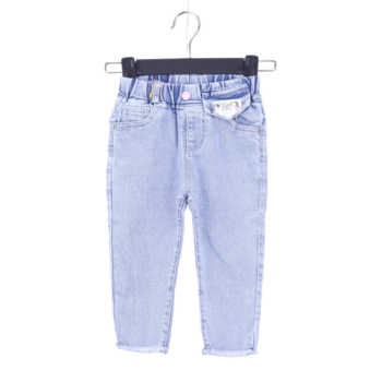 Blue Soft 2 Way Stretch Slim Denim Pants For 18Months-4Years Girls-13444281