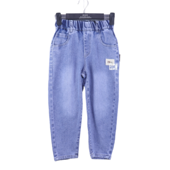 Blue Soft 2 Way Stretch Straight-Tapered Denim Pants For 6Years-10Years Boys-13455171
