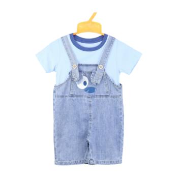 Blue Casual Summer 2 Piece Combo Rocky Set For 12Months-4Years Boys-15083001