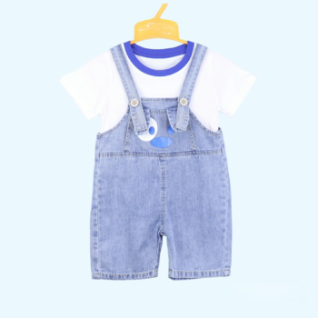 White Casual Summer 2 Piece Combo Rocky Set For 12Months-4Years Boys-15083002
