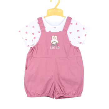 Pink Casual Summer 2 Piece Combo-Set For 18Months-5Years Girls-15083101