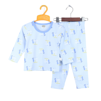Cozy Pre-Winter 2 Piece Night Set For 12Months-4Years Boys-15167491