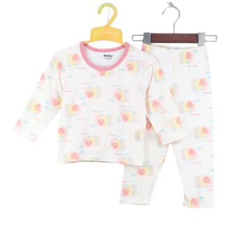 Cozy Pre-Winter 2 Piece Night Set For 12Months-4Years Girls-15167492