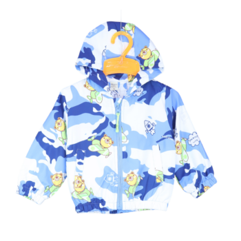 Cap Printed Windproof Pre-Winter Windcheater For 18Months-6Years Boys-17210728