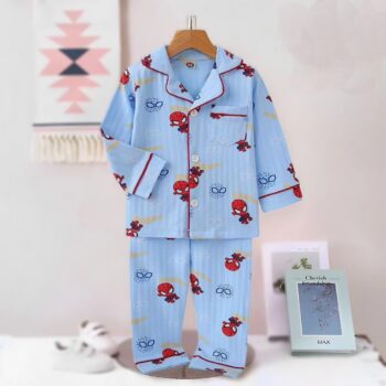 Cozy Pre-Winter 2 Piece Night Set For 12Month-3Years Boys-22130561