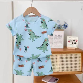 Cozy Summer 2 Piece Night Set For 12Months-3Years Boys-22131733