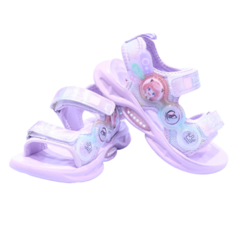 Purple Casual Sandals For 3Years-7Years Girls-61015821