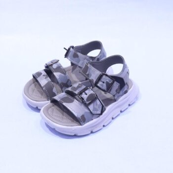 Grey Combat Print Casual Sandals For 2Years-6Years Boys-61016721