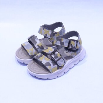 Yellow Combat Print Casual Sandals For 2Years-6Years Boys-61016722
