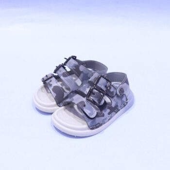 Grey Combat Print Casual Sandals For 12Months-3Years Boys-61016771