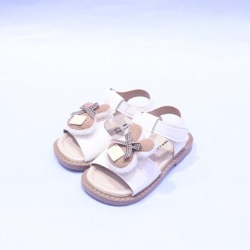 White Casual Sandals For 12Months-3Years Girls-61016971