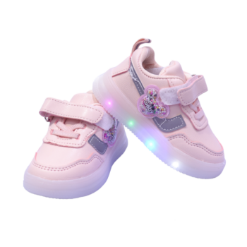 Pink Sneakers For 1Years-3Years Girls-62042961