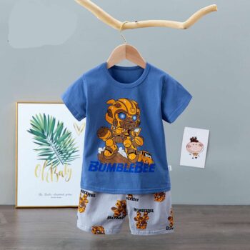 Cozy Summer 2 Piece Night Set For 3Years-6Years Boys-b2129691