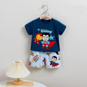 Cozy Summer 2 Piece Night Set For 12Months-3Years Boys-b2130122