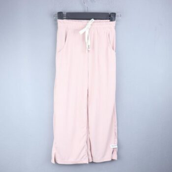 Pink 4 Way Stretch Straight Synthetic/ Dry-Fit Plazo/Trousers For 6Years-10Years Girls-13145841