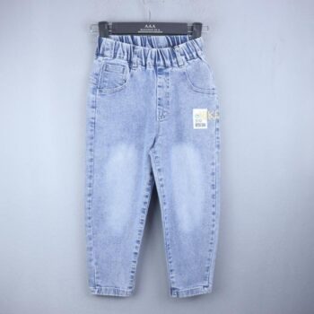 Blue Soft 2 Way Stretch Tapered-Slim Denim Pants For 6Years-10Years Boys-13455121