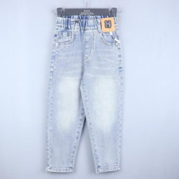 Blue Soft 2 Way Stretch Tapered-Slim Denim Pants For 5Years-10Years Boys-13455231