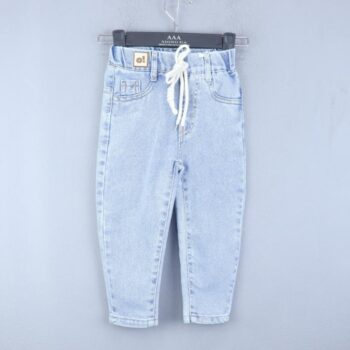 Blue Soft 2 Way Stretch Tapered-Slim Denim Pants For 2Years-6Years Boys-13455681