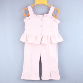 Pink Casual Summer 2 Piece Combo-Set For 18Months-6Years Girls-15085072