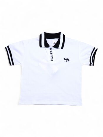 White Round Neck Double Knit Cotton Half Sleeve T-Shirt For 18 Months To 6 Year Boys-11466541