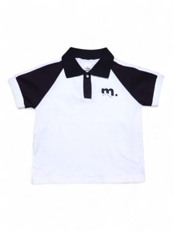 White Back Print Round Neck Double Knit Cotton Half Sleeve T-Shirt For 18 Months To 6 Year Boys-11466691