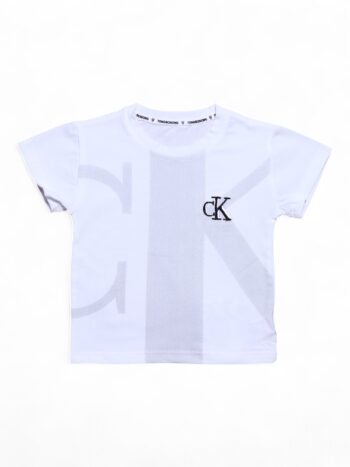White Round Neck Dry-Fit/ Synthetic Half Sleeve T-Shirt For 12 Month To 5 Years Boys-11477471