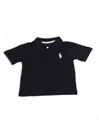 Green Polo Neck Double Knit Cotton Half Sleeve T-Shirt For 7 To 12 Years Boys-11478813
