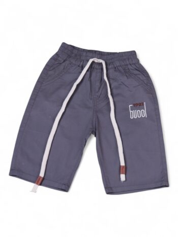 Green 2 Way Stretch Straight-Knee Length Casual Cotton Shorts For 3 To 7 Years Boys-12057721