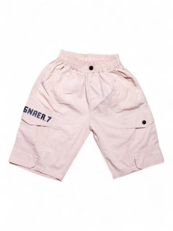 Brown Non-<Stretchable> Baggy-Shin Length Casual Denim Shorts For 6 To 10 Years Boys-12058342