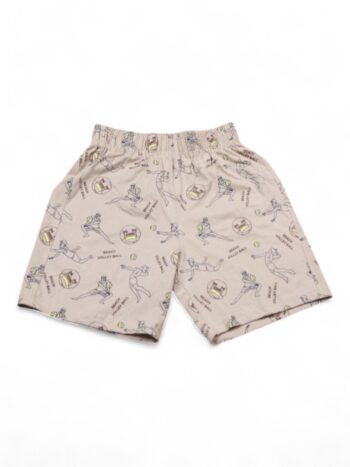 Khaki 2 Way Stretch Straight-Thigh Length Casual Cotton Shorts For 5 To 8 Years Boys-12154283
