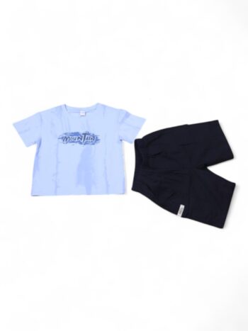 Blue Comfy Summer 2 Piece Combo-Set For 4 To 9 Years Boys-15089331