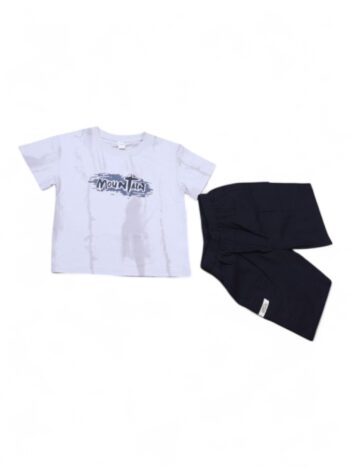 Grey Comfy Summer 2 Piece Combo-Set For 4 To 9 Years Boys-15089332