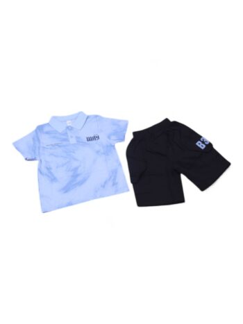 Blue Comfy Summer 2 Piece Combo-Set For 4 To 9 Years Boys-15093022