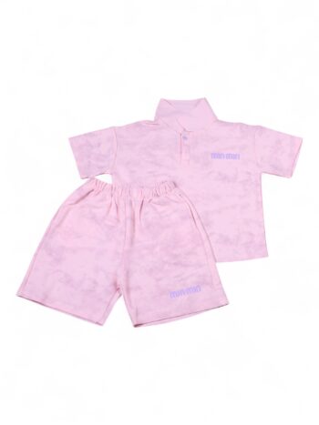 Pink Casual Summer 2 Piece Combo-Set For 5 To 10 Years Boys-15095032