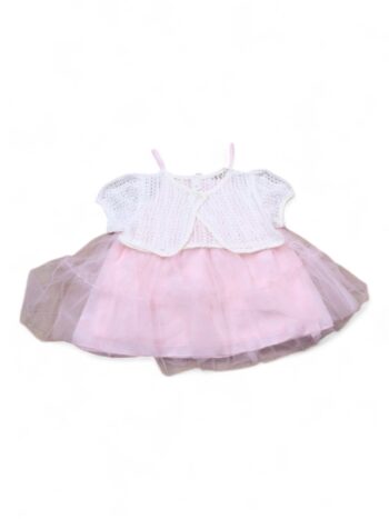 White-Pink Casual Summer 2 Piece Combo-Set For 1.5 To 6 Years Girls-16064282